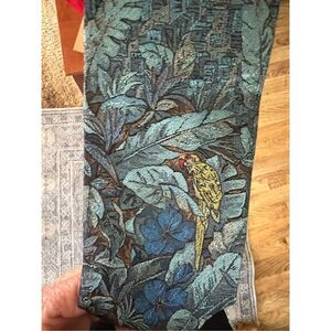 Serica Bonney & Gordon Vintage Italian Silk iridescent Parrot Tie $75